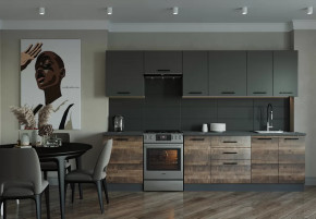 Кухонный гарнитур Трансильвания-3000 столешница 38 мм в Пангоды - pangody.mebel-tymen.ru | фото