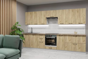 Кухонный гарнитур Янтарь 3000 мм в Пангоды - pangody.mebel-tymen.ru | фото