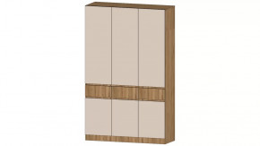 Ленора Шкаф 3х ств. Дуб вотан/Кашемир в Пангоды - pangody.mebel-tymen.ru | фото
