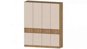 Ленора Шкаф 4х ств. Дуб вотан/Кашемир в Пангоды - pangody.mebel-tymen.ru | фото