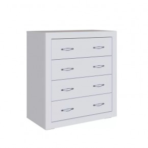 ЛЕНЬЯНА Комод (ш800*г435*884мм), Белый в Пангоды - pangody.mebel-tymen.ru | фото