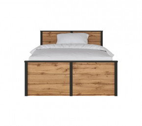 LOFT кровать LOZ120х200 (Дуб вотан/Черный) в Пангоды - pangody.mebel-tymen.ru | фото