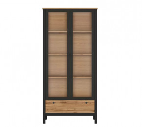 LOFT шкаф REG2W1S (Дуб вотан/Черный) в Пангоды - pangody.mebel-tymen.ru | фото