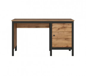 LOFT стол письменный BIU/130 (Дуб вотан/Черный) в Пангоды - pangody.mebel-tymen.ru | фото