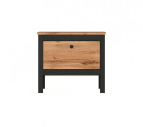 LOFT тумба KOM1K/55 (Дуб вотан/Черный) в Пангоды - pangody.mebel-tymen.ru | фото