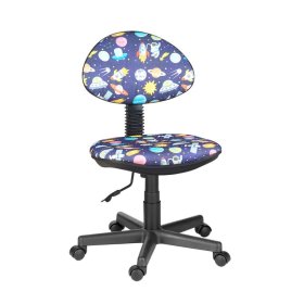 Кресло Логика  Т-59 (космос на синем) без подлокотников в Пангоды - pangody.mebel-tymen.ru | фото