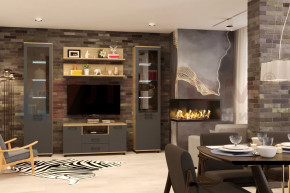 Модульная гостиная Грейс композиция-1 в Пангоды - pangody.mebel-tymen.ru | фото