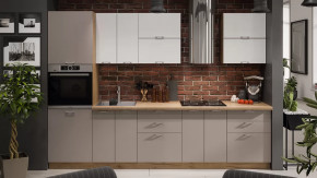 Модульная кухня «Габриэлла» Белый/Сноу/Муссон в Пангоды - pangody.mebel-tymen.ru | фото