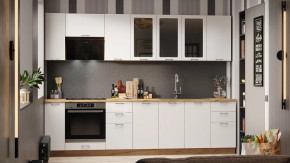 Модульная кухня «Габриэлла» Дуб крафт золотой/Сноу в Пангоды - pangody.mebel-tymen.ru | фото