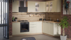 Модульная кухня «Кимберли» Дуб Крафт золотой, Крем в Пангоды - pangody.mebel-tymen.ru | фото