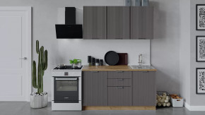 Модульная кухня «Кимберли» Дуб Крафт золотой, Муссон в Пангоды - pangody.mebel-tymen.ru | фото