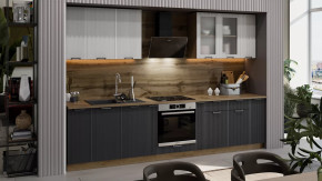 Модульная кухня «Кимберли» Дуб Крафт золотой, Сноу, Муссон в Пангоды - pangody.mebel-tymen.ru | фото