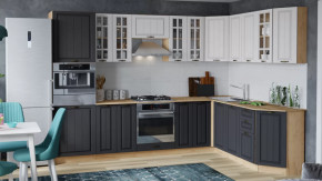 Модульная кухня «Лина» Дуб крафт золотой/Графит в Пангоды - pangody.mebel-tymen.ru | фото