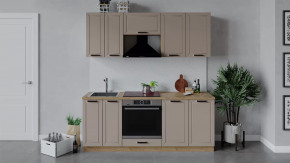 Модульная кухня «Лорас» Дуб крафт золотой/Холст латте в Пангоды - pangody.mebel-tymen.ru | фото