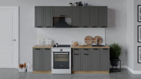 Модульная кухня «Лорас» Дуб крафт золотой/Холст вулкан в Пангоды - pangody.mebel-tymen.ru | фото