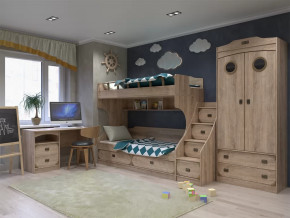 Модульная подростковая Мираж-1 Дуб баррик в Пангоды - pangody.mebel-tymen.ru | фото