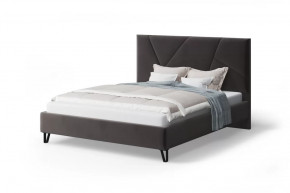 Мягкая кровать Мила, 1400*2000 мм, кофе в Пангоды - pangody.mebel-tymen.ru | фото