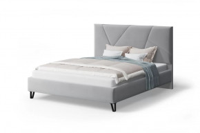 Мягкая кровать Мила, 1400*2000 мм, серый в Пангоды - pangody.mebel-tymen.ru | фото