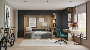 Набор детской мебели «Порто» №2 Яблоня Беллуно, Графит софт в Пангоды - pangody.mebel-tymen.ru | фото