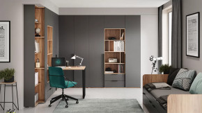 Набор детской мебели «Порто» №8 Яблоня Беллуно, Графит софт в Пангоды - pangody.mebel-tymen.ru | фото