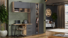 Набор детской мебели «Порто» №9 Яблоня Беллуно, Графит софт в Пангоды - pangody.mebel-tymen.ru | фото