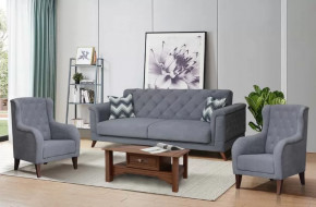 Набор мебели для отдыха Амарант (вар. ткань) 3-3-1 в Пангоды - pangody.mebel-tymen.ru | фото