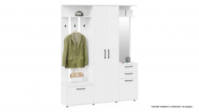 Набор мебели для прихожей «Витра» Тип 2 Белый Ясень в Пангоды - pangody.mebel-tymen.ru | фото