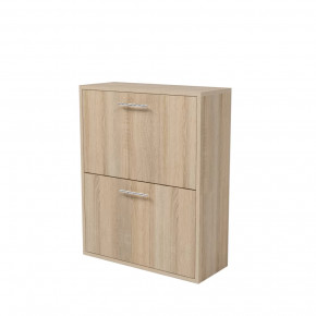 Обувница 2 секции дуб сонома Герда в Пангоды - pangody.mebel-tymen.ru | фото