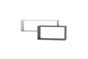 Полка Клео Пл-1, 1150 мм, графит, миндаль Диал в Пангоды - pangody.mebel-tymen.ru | фото