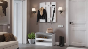 Прихожая «Агата» №1 Белый в Пангоды - pangody.mebel-tymen.ru | фото