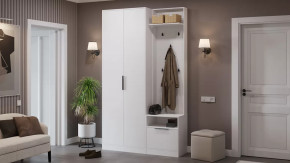 Прихожая «Агата» №2 Белый в Пангоды - pangody.mebel-tymen.ru | фото