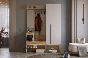 Прихожая Баско К2 кашемир/дуб крафт золотой в Пангоды - pangody.mebel-tymen.ru | фото