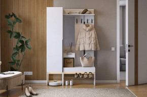 Прихожая Баско К3 белое дерево в Пангоды - pangody.mebel-tymen.ru | фото