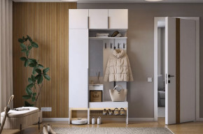 Прихожая Баско К4 белое дерево в Пангоды - pangody.mebel-tymen.ru | фото