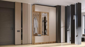 Прихожая "Бавария" Дуб вотан/кашемир в Пангоды - pangody.mebel-tymen.ru | фото