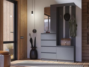 Прихожая Челси графит в Пангоды - pangody.mebel-tymen.ru | фото