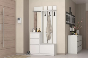 Прихожая Хилтон Белый в Пангоды - pangody.mebel-tymen.ru | фото