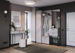 Прихожая Кашемир №1, кашемир/сантьяго в Пангоды - pangody.mebel-tymen.ru | фото