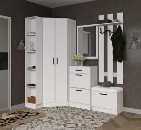 Прихожая "Кевин" Микон (белый) в Пангоды - pangody.mebel-tymen.ru | фото