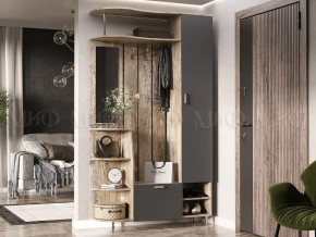 Прихожая Лика №2 1,2 м Дуб юкон, Графит в Пангоды - pangody.mebel-tymen.ru | фото