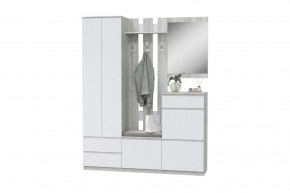 Прихожая Лори, набор №ДС-1, дуб серый/белый в Пангоды - pangody.mebel-tymen.ru | фото