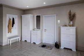 Прихожая модульная Грация Белая в Пангоды - pangody.mebel-tymen.ru | фото
