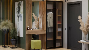 Прихожая «Порто» № 6 Яблоня Беллуно, Графит софт в Пангоды - pangody.mebel-tymen.ru | фото