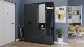 Прихожая «Витра» №4 Антрацит в Пангоды - pangody.mebel-tymen.ru | фото