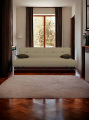 Прямой диван манго 1 Нео Латте/Подушки Нео Шоколад в Пангоды - pangody.mebel-tymen.ru | фото