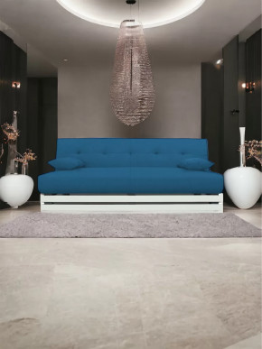 Прямой диван манго 1 Савана Деним/Планки белые в Пангоды - pangody.mebel-tymen.ru | фото