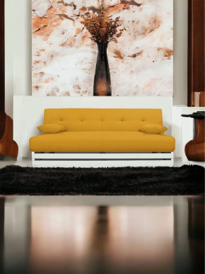 Прямой диван манго 1 Савана Елоу/Планки белые в Пангоды - pangody.mebel-tymen.ru | фото