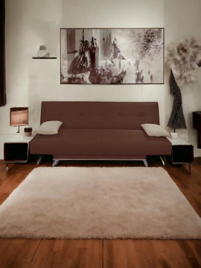 Прямой диван манго 2 Нео Шоколад/Подушки Нео Латте в Пангоды - pangody.mebel-tymen.ru | фото