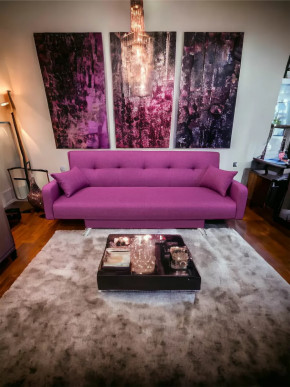 Прямой диван с подлокотниками манго 3 Савана Берри в Пангоды - pangody.mebel-tymen.ru | фото