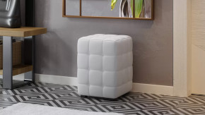 Пуф «Аристо» к/з Гольф белый в Пангоды - pangody.mebel-tymen.ru | фото